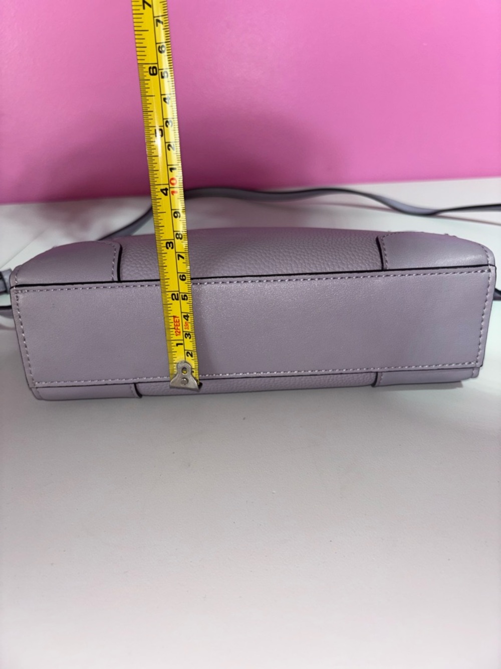 Nine West Soft Lavender Pebbled Crossbody - Picture 3 of 11